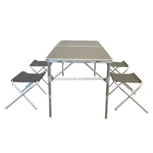 공장 직접 공급 야외 캠프 피크닉을위한 내구성 튼튼한 캠프 테이블 대형 테이블