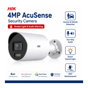 Caméra IP <span class=keywords><strong>Hikvision</strong></span> DS-2CD3046G2H-LIU/SL 4MP AcuSense couleur intégrale avec détection humaine et de véhicules, alarme audio et lumineuse, caméra PoE - Product Image 1
