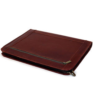 Cartera <span class=keywords><strong>de</strong></span> negocios <span class=keywords><strong>de</strong></span> cuero genuino unisex hecha a mano duradera para oficina, escuela y uso <span class=keywords><strong>de</strong></span> documentos hecha <span class=keywords><strong>de</strong></span> cuero <span class=keywords><strong>de</strong></span> imitación - Product Image 2