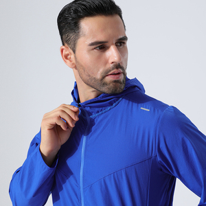 Ropa Deportiva para <span class=keywords><strong>Hombre</strong></span>, Chaqueta Cortavientos Ligera para Correr, Senderismo y Fitness, con Detalles Reflectantes - Product Image 3