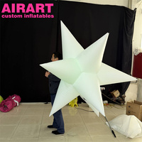 Mascotte gonflable d'extérieur pour défilé de carnaval, ours blanc, costume d'ours polaire mignon gonflable avec lumières LED