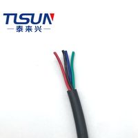 TLSUN CE-Zertifiziertes HF-YY 4-Adriges 0,5mm² Schleppkettenkabel für Servomotoren
