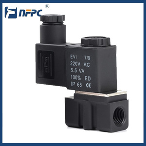 Nfpc 2P025 มินิโซลินอยด์วาล์ว DC24V 4.8W ตัววาล์วทำจากพลาสติก ควบคุมด้วยลม - Product Image 4