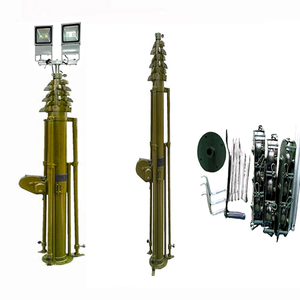 Capacidad de carga útil 10kg Poste 4m de altura extendida Mástil telescópico manual de aluminio para iluminación exterior - Product Image 1