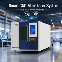 Machine de découpe laser à fibre industrielle en acier inoxydable et acier au carbone, entièrement fermée, double table, HX-6025F, 30000W 20000W