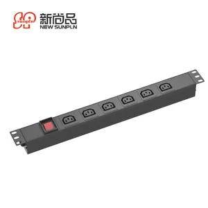 Plug power distribution device 1U 16A 3-position PDU IDC basic rack PDU power cord length 2000mm