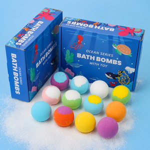 Bola <span class=keywords><strong>de</strong></span> Sal <span class=keywords><strong>de</strong></span> Baño con Explosión <span class=keywords><strong>de</strong></span> Juguetes Marinos, Regalo <span class=keywords><strong>de</strong></span> Navidad, Bola <span class=keywords><strong>de</strong></span> Baño con Aceite Esencial Oceánico para <span class=keywords><strong>Bañera</strong></span> - Product Image 4