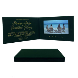 Custom Video Brochure 7 Inch Video Business <b>Card</b> Video Mailable Greeting <b>Card</b> With 5 Inch HD Lcd Screen <b>Box</b> - Product Image 1