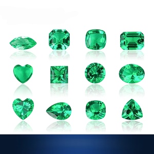 Esmeralda Creada en Laboratorio de 12345 Quilates, Diamante <span class=keywords><strong>Verde</strong></span> 7A, Color Amor, Tesoro, Esmeralda en Forma de Corazón Puntiagudo - Product Image 4