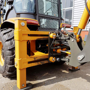 Goedkope 4X4 Case Backhoe Loader Diesel Hydrostatische 4 Wielen Front End Tractor Loader - Product Image 5