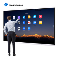 Tableau blanc interactif numérique intelligent pour salle de classe, écran tactile LCD, 65, 75, 86, 98, 110 pouces