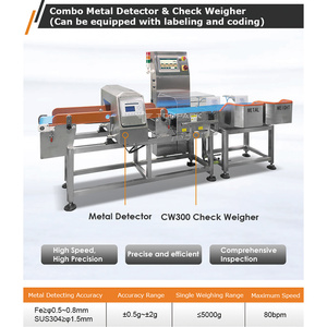 Trọng Lượng Cho Trái Cây Rau Trứng Thịt Khay Carton Cốc Giấy Thời Gian Thực In Ấn Máy Ghi Nhãn Mác Với Checkweigher Máy Dò Kim Loại - Product Image 3