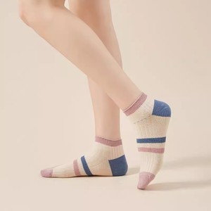 Women Ankle Socks Gradient Polyester Sweat Absorbent Casual Summer Style 5 Colors Available - Product Image 4