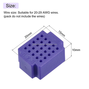 25-Tie điểm <span class=keywords><strong>mini</strong></span> solderless breadboards cho Proto lá chắn phân phối prototyping Bảng trình diễn Bộ dụng cụ dễ dàng kết nối - Product Image 5