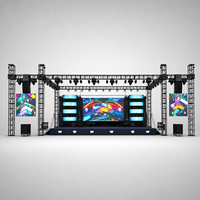 Structure de scène DJ en aluminium sur mesure pour éclairage de concert, événements musicaux et équipement de scène
