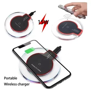 แท่นชาร์จไร้สายเร็ว 15W สำหรับ iPhone 16 15 14 13 12 <span class=keywords><strong>Samsung</strong></span> Galaxy S23 <span class=keywords><strong>S22</strong></span> S21 S20 <span class=keywords><strong>Airpods</strong></span> แผ่นชาร์จไร้สาย - Product Image 1