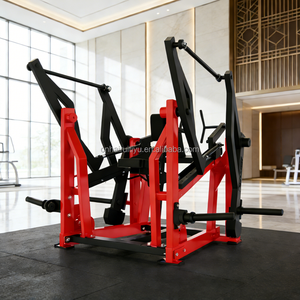 Macchina <span class=keywords><strong>per</strong></span> il sollevamento pesi a remi (Rowing Machine) con carico a piastre in acciaio <span class=keywords><strong>per</strong></span> palestra, attrezzatura sportiva <span class=keywords><strong>per</strong></span> allenamento della forza, con focus sull'allenamento del petto - Product Image 1