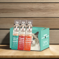 Premium katten snacks, veilig voor huisdieren, verpakt in een zakje