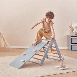 Boori Kindergarten Children'S Mini Climbing Frame Kids Indoor Wooden Triangle Climbing Frame