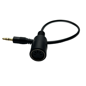 Kustom DIN perempuan steker 5Pin konektor untuk Mini 3.5mm TRS Audio Jack MIDI kabel merakit - Product Image 4