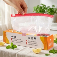 Op maat gemaakte ziplock zakken uit China, bedrukte ziplock zakken, plastic zakken met ritssluiting voor groenten, verpakkingen, transparante ziplock plastic zakken