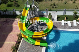 Phổ biến Aqua phun trượt thiết bị công viên nước hồ bơi Slide thương mại sợi thủy tinh hồ bơi trong nhà sân chơi trượt - Product Image 2