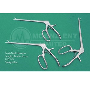 Juego de Rongeurs Ferris Smith de 3 Piezas, Punta Ascendente de 45 Grados, 8 Pulgadas, Acero Inoxidable, Instrumentos Quirúrgicos, Tamaños 1mm, 2mm, 3mm, Neuroquirúrgico - Product Image 1