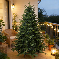 Fabrik-Großhandel Hochwertiger Künstlicher Weihnachtsbaum mit Mehrfachgrößenoptionen, Vorinstallierten 3000 LED-Lichtern, PVC/PE-Beflockung, Staubgeschützt, für Innenräume