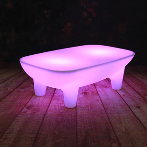 Canapé de salon de haute qualité, best-seller, design européen moderne, lumières LED à changement de couleur, siège individuel en plastique, mobilier de maison - Product Image 1