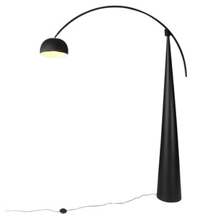 Modern Floor Lamp Black Arc Design LED Lighting Living Room Bedroom Minimalist Decorative <b>Standing</b> Lamp - Product Image 5