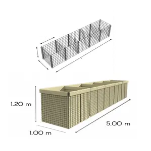 heavy duty Defensive barriers mil7 sizes and prices for sale