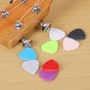 Púas de fieltro de lana para ukelele, suministro de fábrica, 3.2mm de grosor, suaves, para bajo, para tocar ukelele - Product Image 1