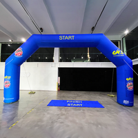 Arche gonflable publicitaire personnalisée pour sports d'aventure, arche gonflable scellée à l'air pour ligne de départ/arrivée pour événements extérieurs
