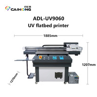 Nueva Impresora UV de Cama Plana 6090, Máquina I3200 CMYK, Resolución 1440, Velocidad de Impresión de 5 m, Impresión de Etiquetas de Cristal Flexible, Cuero y PVC