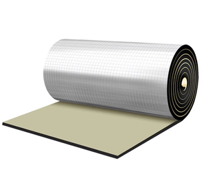Rouleau de mousse de caoutchouc NBR à cellules fermées auto-adhésif avec support collant, installation facile pour conduits CVC - Product Image 1