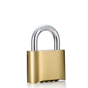 Brass <b>Combination</b> Padlock Rectangular Body Single Lever Locking Warehouse Gate Use Copper Mechanical <b>Lock</b> - Product Image 3
