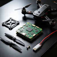 Carte de circuit imprimé de drone UAV de qualité industrielle, contrôleur de vol haute performance pour accessoires de petits drones commerciaux