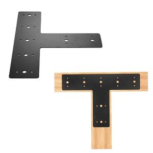 Plaque de réparation en forme de T robuste Supports de plaques de réparation plates en acier au carbone - Product Image 2