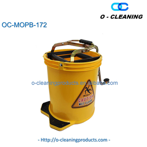 <span class=keywords><strong>Cubo</strong></span> de Fregona Redondo Comercial O-Cleaning de 16L <span class=keywords><strong>con</strong></span> <span class=keywords><strong>Pedal</strong></span>, Rodillo y Escurridor, Carro de Limpieza <span class=keywords><strong>con</strong></span> Ruedas y Sistema de Escurrido sin Manos - Product Image 4