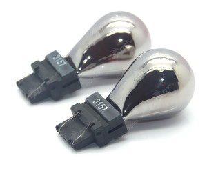Bombilla de Coche de Filamento Único de Vidrio, Plateada, Cromada, Ámbar, T10 T20 S25 3157, 12V 21W - Product Image 6