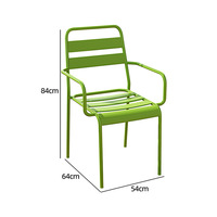 Ensemble table et chaises de jardin modernes, durables, carrées, en fer, imperméables, pour cour, balcon, jardin, cafés/thés.