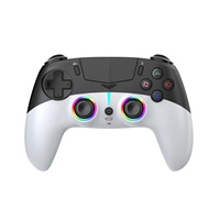 Kontroler Game PS5 untuk PC Android iOS RGB Six Axis Hall Trigger Wireless Gamepad