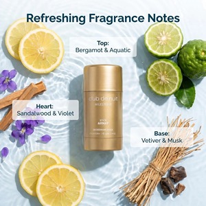 Desodorante Antitranspirante en Barra <span class=keywords><strong>de</strong></span> 62g, Fragancia Duradera, Desodorante Natural en Barra para el Cuidado <span class=keywords><strong>de</strong></span> las Axilas Durante Todo el Día - Product Image 5