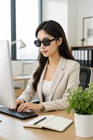 Lunettes audio noires W12-VA12 à oreilles libres, casque audio intelligent stéréo pour la conduite en extérieur et les sports