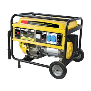 Generator bensin Mini Eropa 5kw 5kva 220v 50Hz kustomisasi 5kw untuk pembeli Global