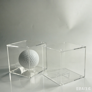 Wholesale Ultra Clear Foldable <b>Acrylic</b> Sports Ball Display Case for Memorabilia <b>Storage</b> - Product Image 6