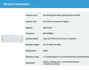 Trung tâm mua sắm Trần UHF 860-960 MHz RFID <span class=keywords><strong>EAS</strong></span> hệ thống <span class=keywords><strong>EAS</strong></span> Hệ thống an ninh RFID Antenna cho siêu thị và cửa hàng bán lẻ - Product Image 5