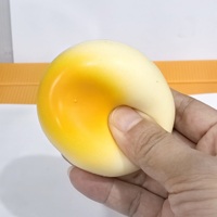 Jouet Squishy Bao Bun avec Remplissage Blocs de Construction, Son Croquant et Frétillant, Montée Lente, Anti-Stress Sensoriel, Cadeau de Décompression