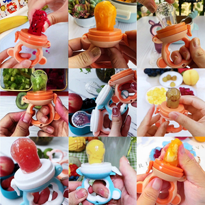 Sucette pour nouveau-né de 0 à 12 <span class=keywords><strong>mois</strong></span>, design cartoon, en PP et silicone, avec poignée, pour fruits frais, tétine d'alimentation, apaisant - Product Image 6