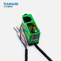 Amplificateur à fibre optique TAKEX F5RN série F5, LED rouge, sortie NPN, grand bouton de réglage, câble de 2 m, contrôleur de capteur à fibre